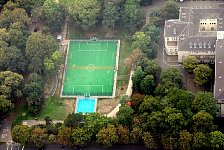 Football field beside Cologne Polytech