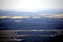 Plane landing at CGN airport