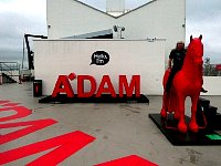 Red horse on Amsterdam lookout