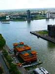 Floating chinese restaurant and supermarket