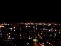 Rotterdam skyline at night