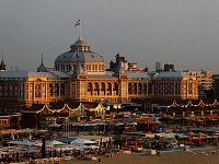 Scheveningen sunset glow seen from Ferris wheel