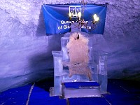 Ice throne at Klein Matterhorn