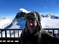 Me at Klein Mattergorn with Breithorn in background