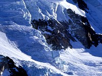 Glacier crevasses on Klein Matterhorn