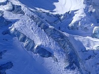 Glacier ice on Klein Matterhorn