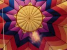 Balloon interior with flame