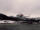 Helicopter start at Ilulissat airport