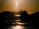 Iceberg in the midnight sun, Greenland