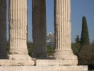 Temple of Zeus, Lycabettus Hill in background