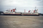 Hovercraft on ground in Dover