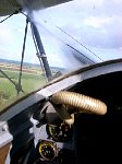 View from biplane
