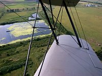 View from biplane