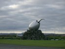 Þotuhreiður sculpture at Keflavík airport