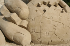 Sand sculpture, Berlin 2006