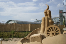 Sand sculpture, Berlin 2006