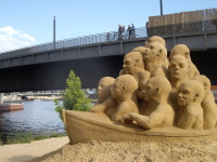 Sand sculpture, Berlin 2007