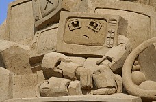 Sand sculpture, Berlin 2010