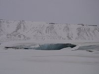 Glacier crevasse