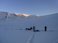 Packing the dog sleds