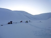 Packing the dog sleds