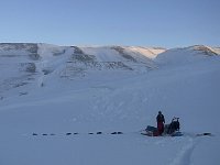 Packing the dog sleds