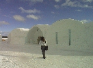 Outside the Ice Hotel