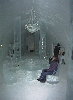 Ice Hotel - main hall with me