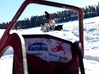 Dogsledding on the Vindel River