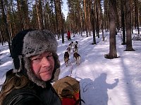 Forest path, dogs and me