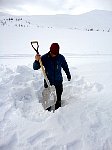 Kenneth starting to dig for water