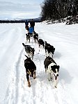 Me and Catte on the trail to Baverholmen