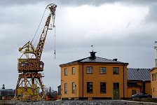 Giraffe crane, Stockholm