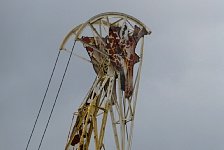 Giraffe crane, Stockholm