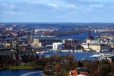 Royal Palace seen from Stockholm TV Tower