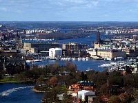 Royal Palace seen from Stockholm TV Tower