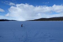 Getting water from the lake