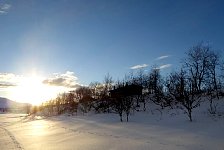 Lais River sunset