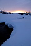 Lais River sunset