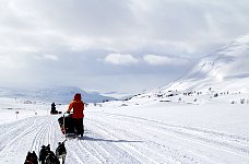 Cloudy skies in the mountain