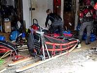 Packing the sleds