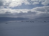 Cloudy skies in the mountain