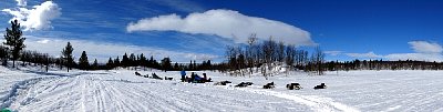 Rest stop panorama