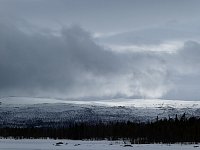 Bad weather in Bjoerkudden