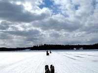 Almost at the kennel near the end of the final lake