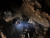 Looking down into largest hall in Sala Silvermine