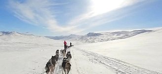 Downhill and out of Padjelanta National Park