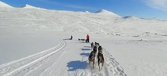 Downhill and out of Padjelanta National Park