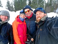 End of trip group selfie