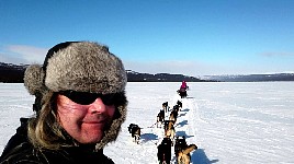 Heading out over Overst-Jugtan lake